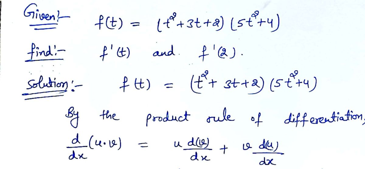 Calculus homework question answer, step 1, image 1