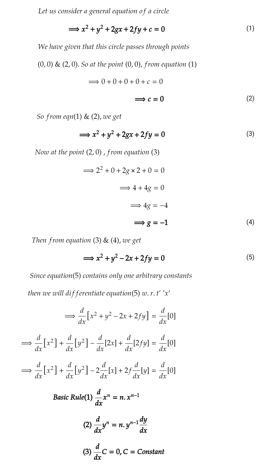 Answered Find The Ordinary Differential Equation Bartleby