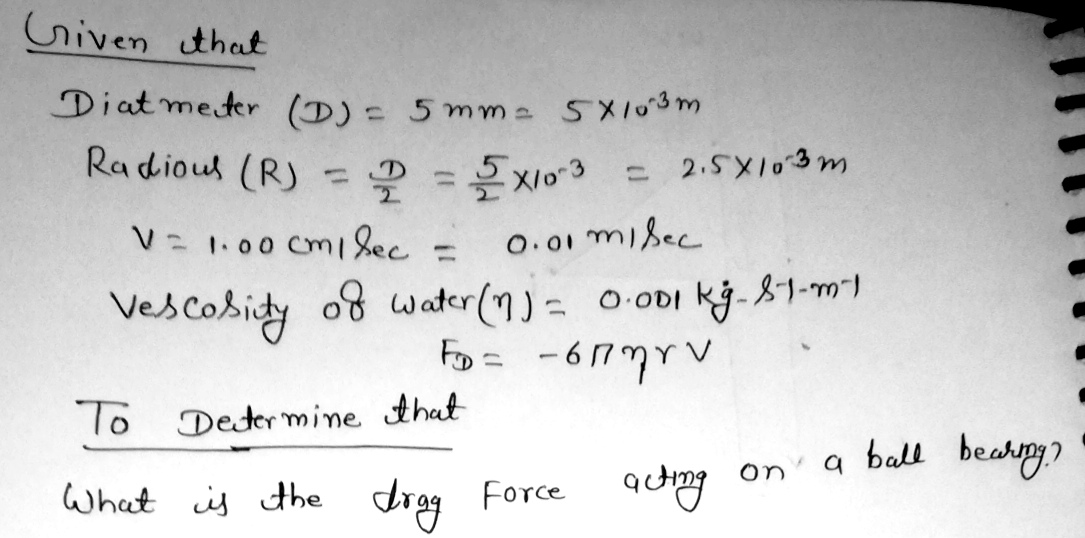 Physics homework question answer, step 1, image 1