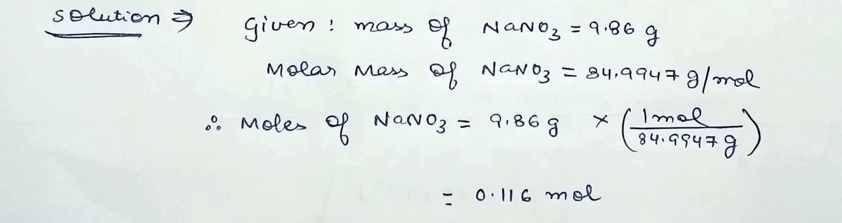 Chemistry homework question answer, step 1, image 1