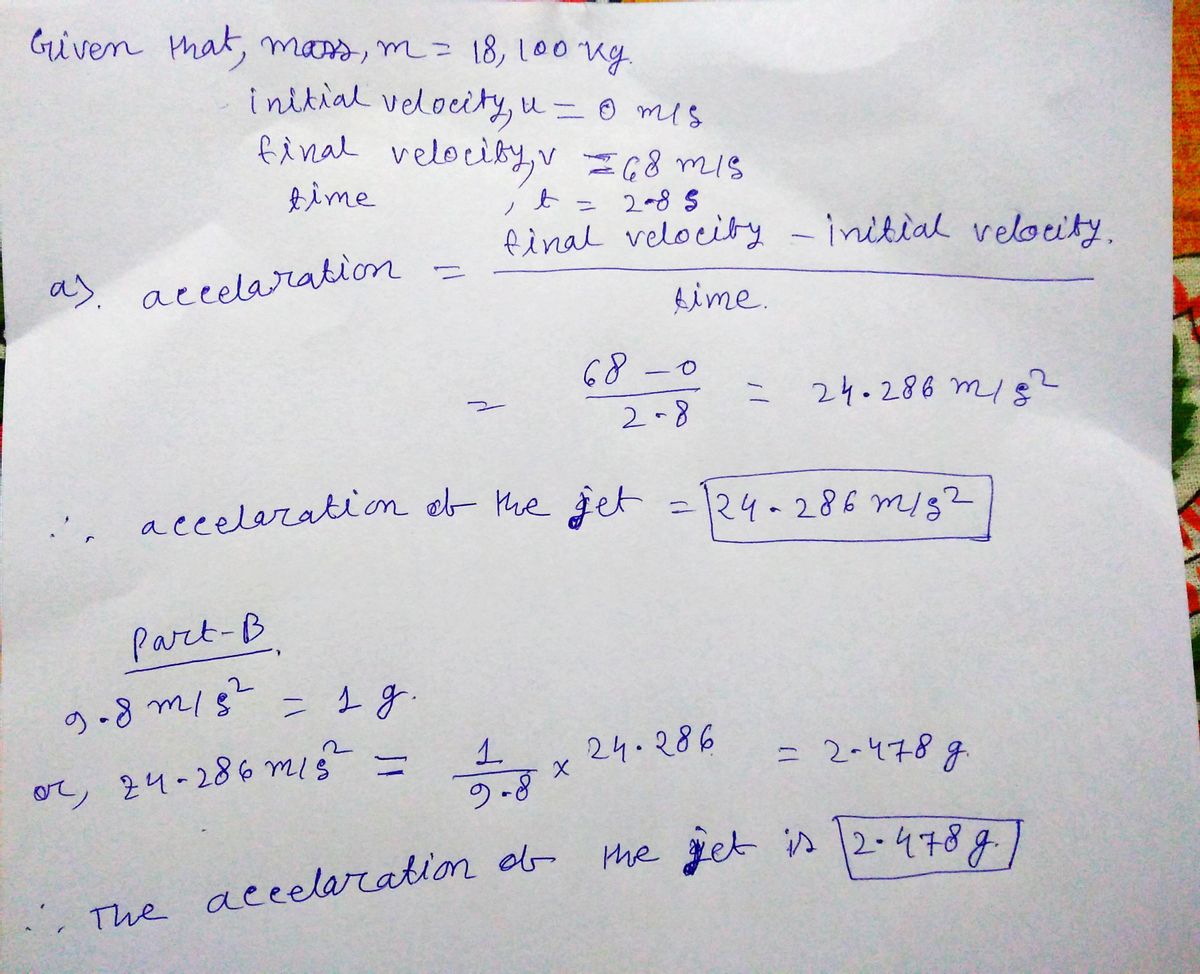 Physics homework question answer, step 1, image 1