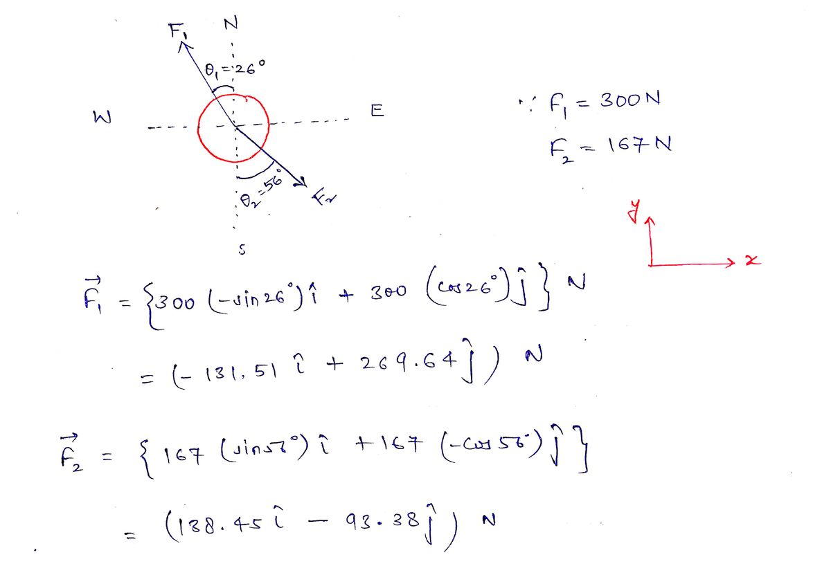 Physics homework question answer, step 1, image 1