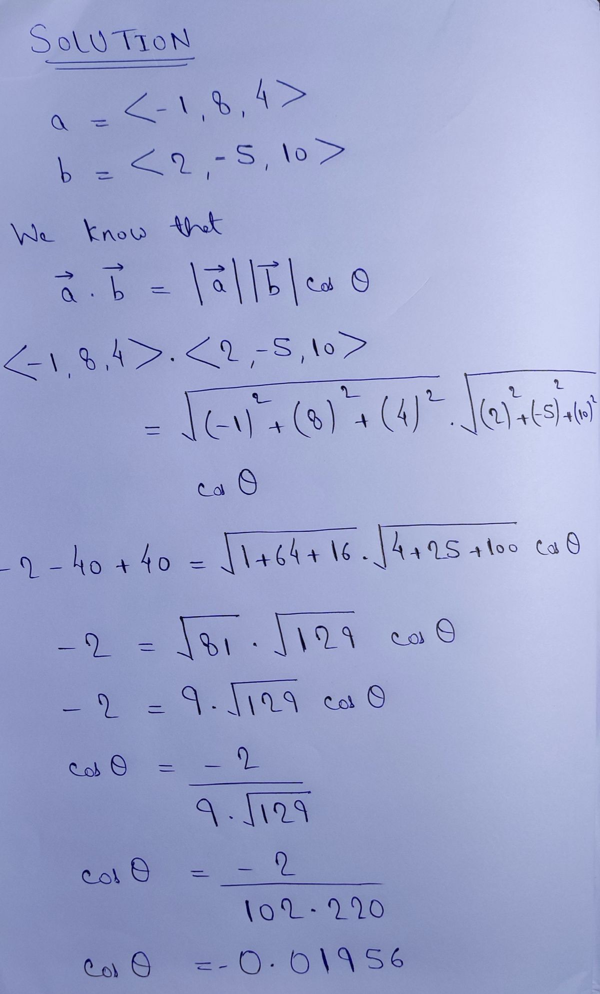 Calculus homework question answer, step 1, image 1