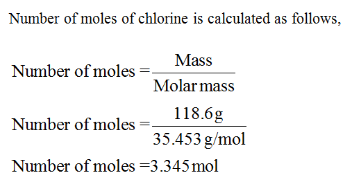 Answered A Mixture Of 118 6 G Of Cl2 And 25 9 G Bartleby