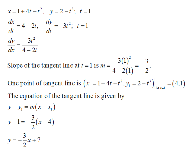 Answered: Find an equation of the tangent line to… | bartleby