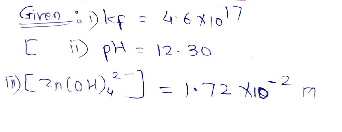 Chemistry homework question answer, step 1, image 1