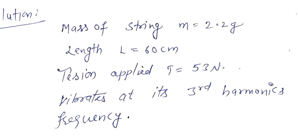 Physics homework question answer, step 1, image 1