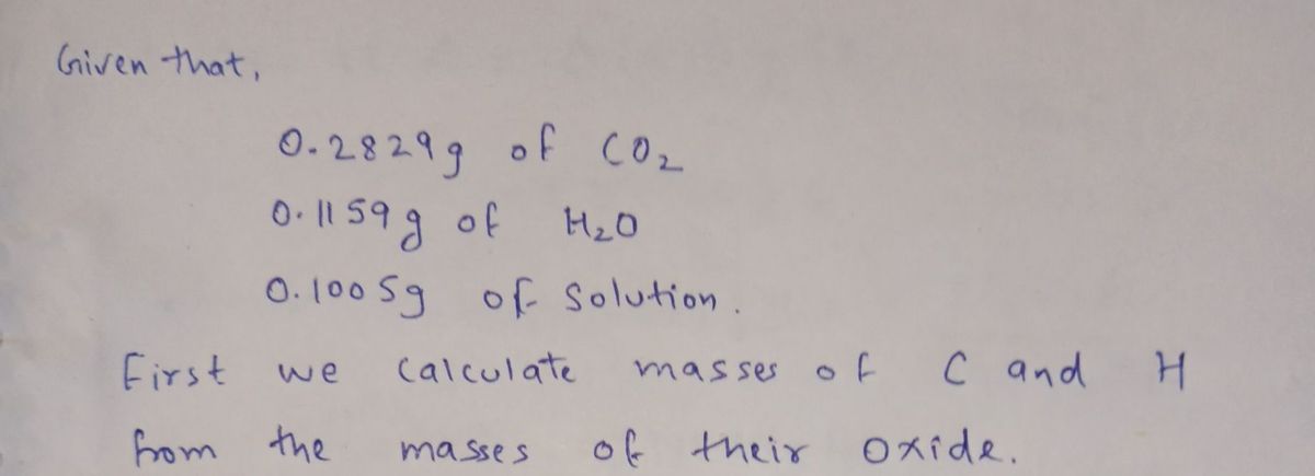 Chemistry homework question answer, step 1, image 1