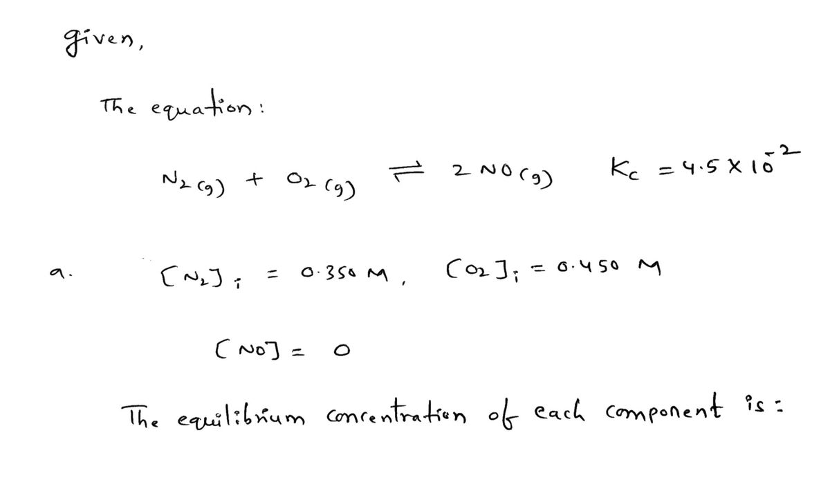 Chemistry homework question answer, step 1, image 1