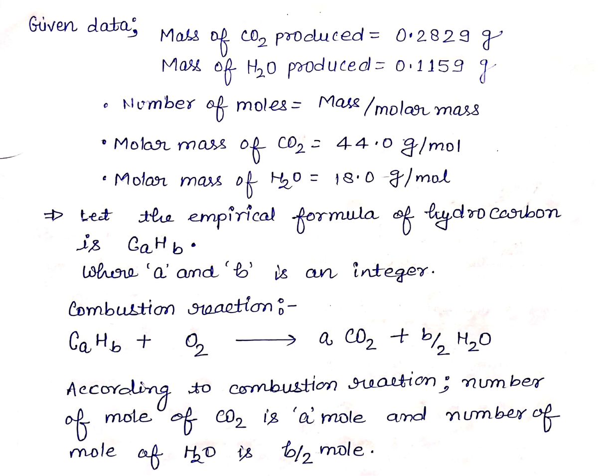 Chemistry homework question answer, step 1, image 1