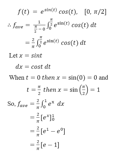 Answered Find The Average Value Fave Of The Bartleby