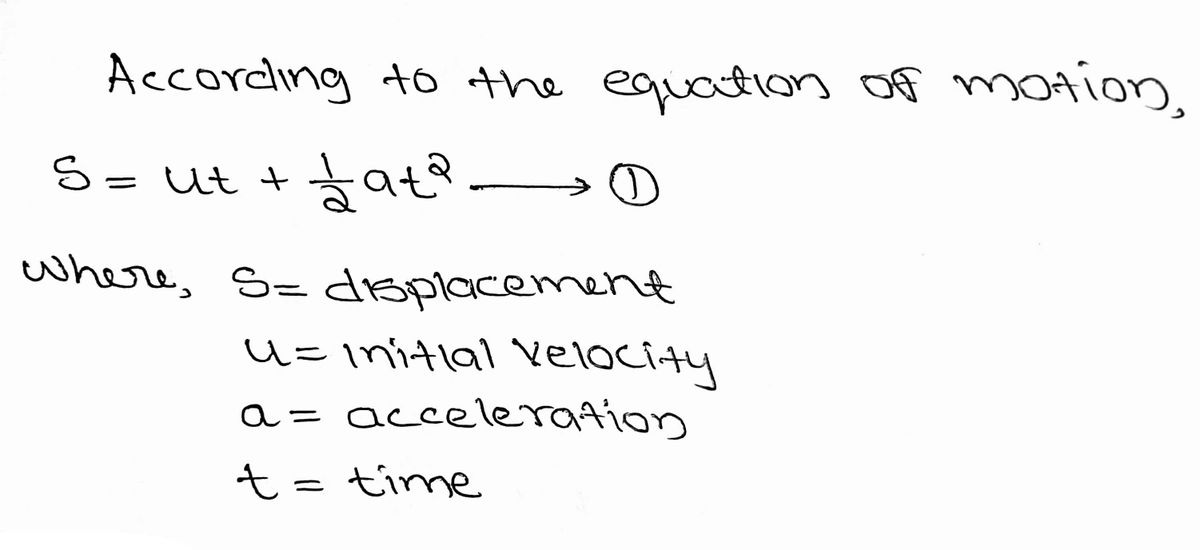 Physics homework question answer, step 1, image 1