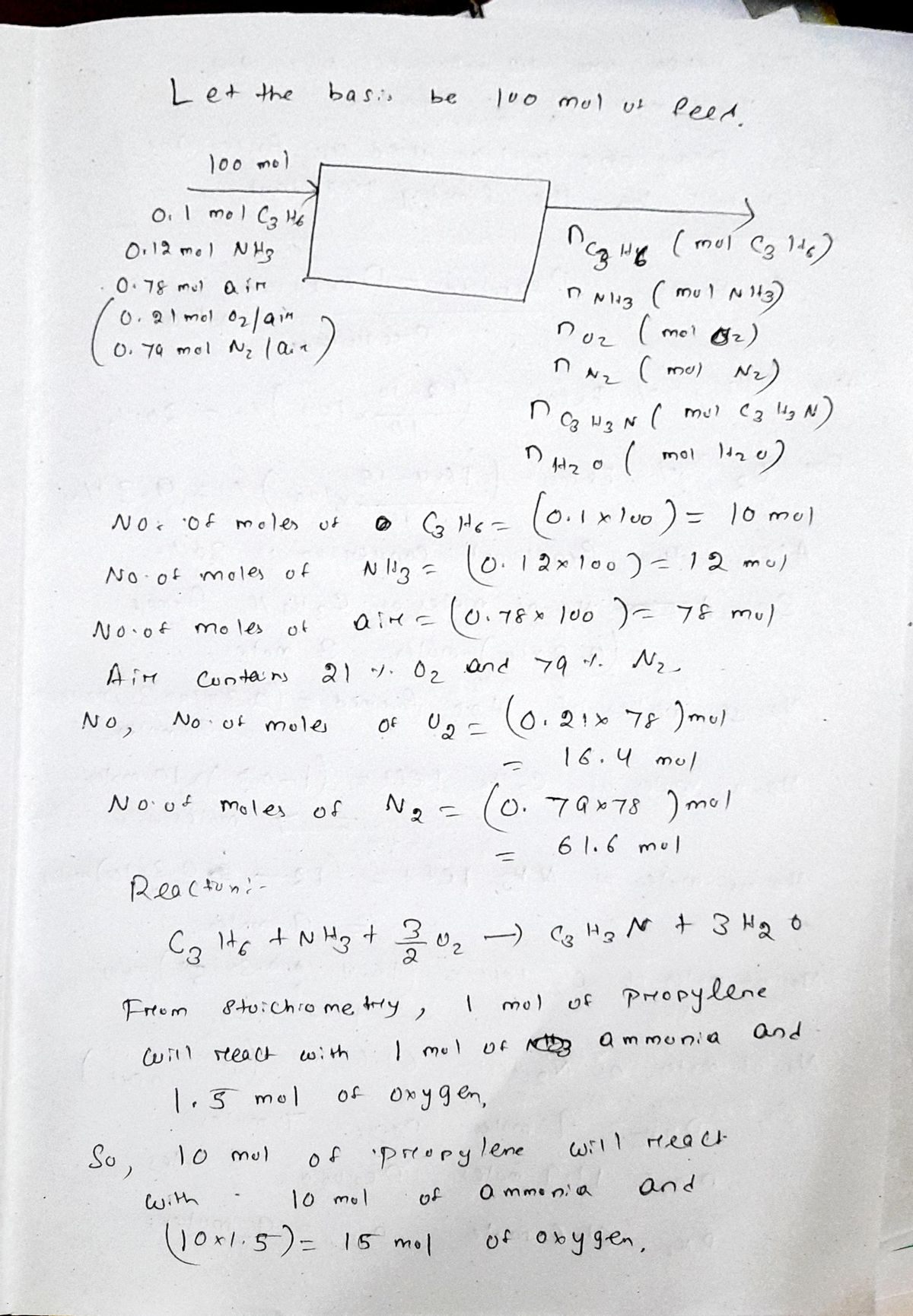 Chemical Engineering homework question answer, step 1, image 1