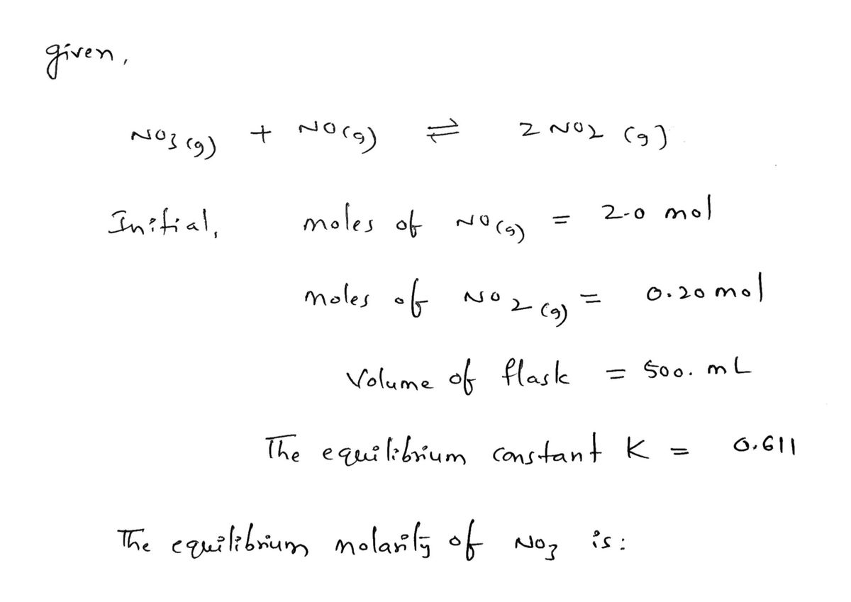 Chemistry homework question answer, step 1, image 1