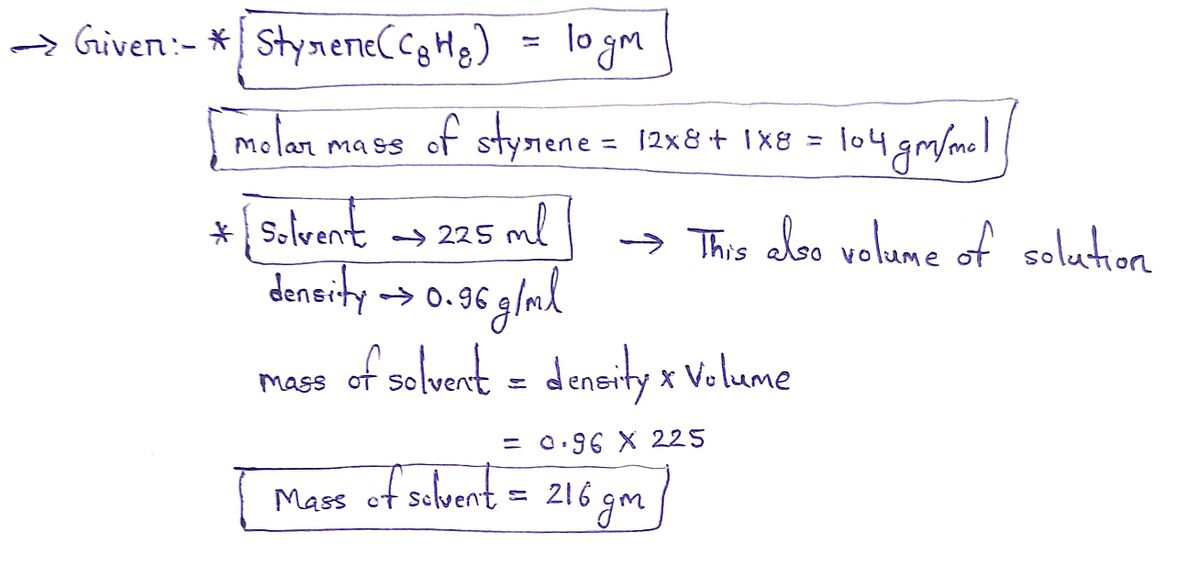 Chemistry homework question answer, step 1, image 1