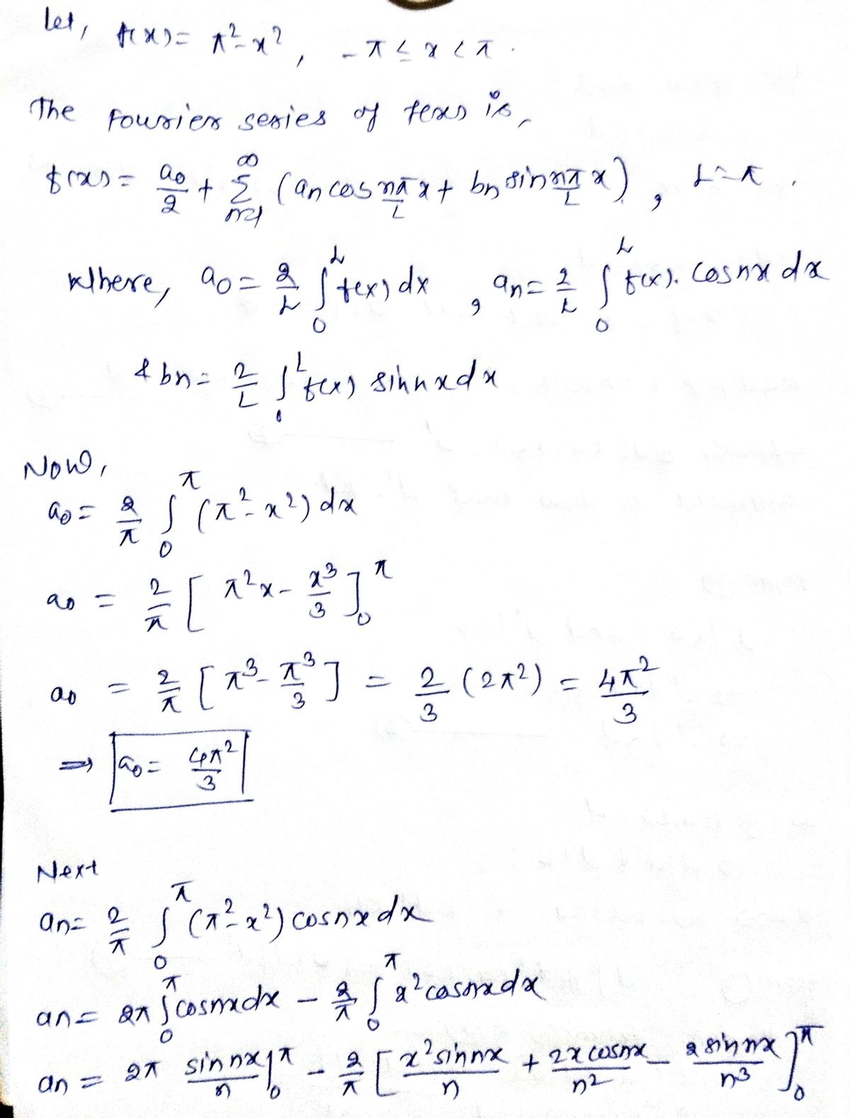 Advanced Math homework question answer, step 1, image 1