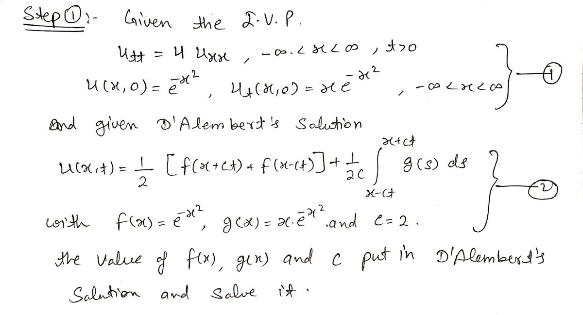 Advanced Math homework question answer, step 1, image 1