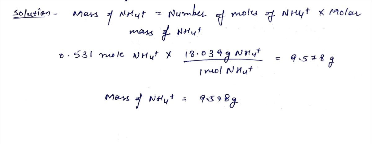 Chemistry homework question answer, step 1, image 1