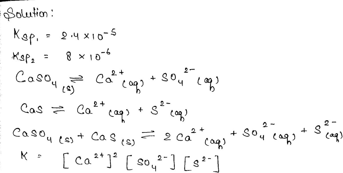 Chemistry homework question answer, step 1, image 1