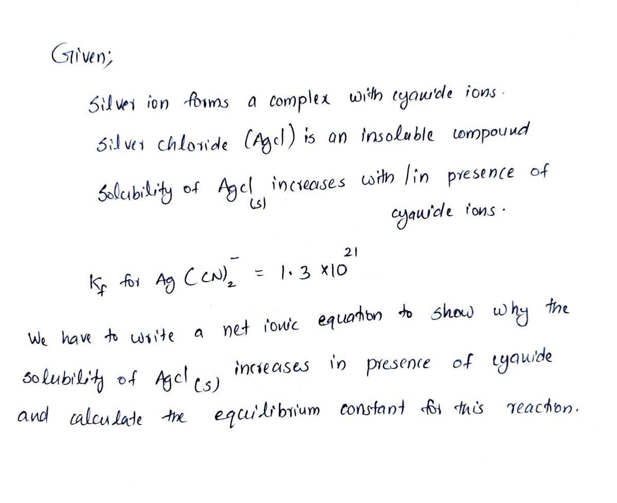 Chemistry homework question answer, step 1, image 1