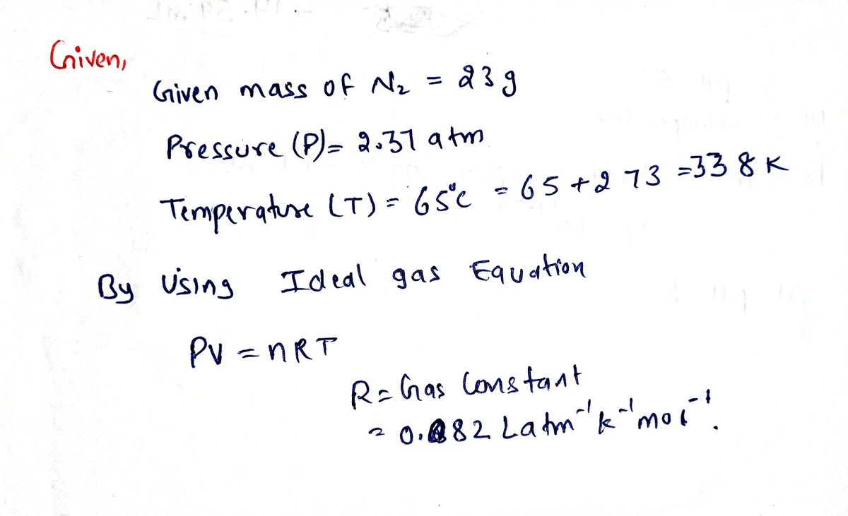 Chemistry homework question answer, step 1, image 1