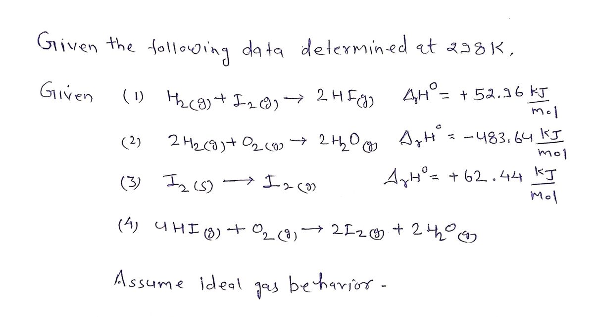 Chemistry homework question answer, step 1, image 1