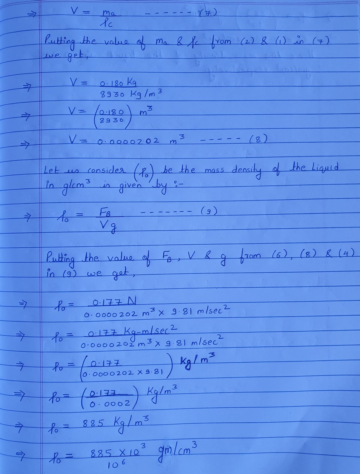 Answered E Of Copper Whose Density Is 8 93 G Cm3 Bartleby