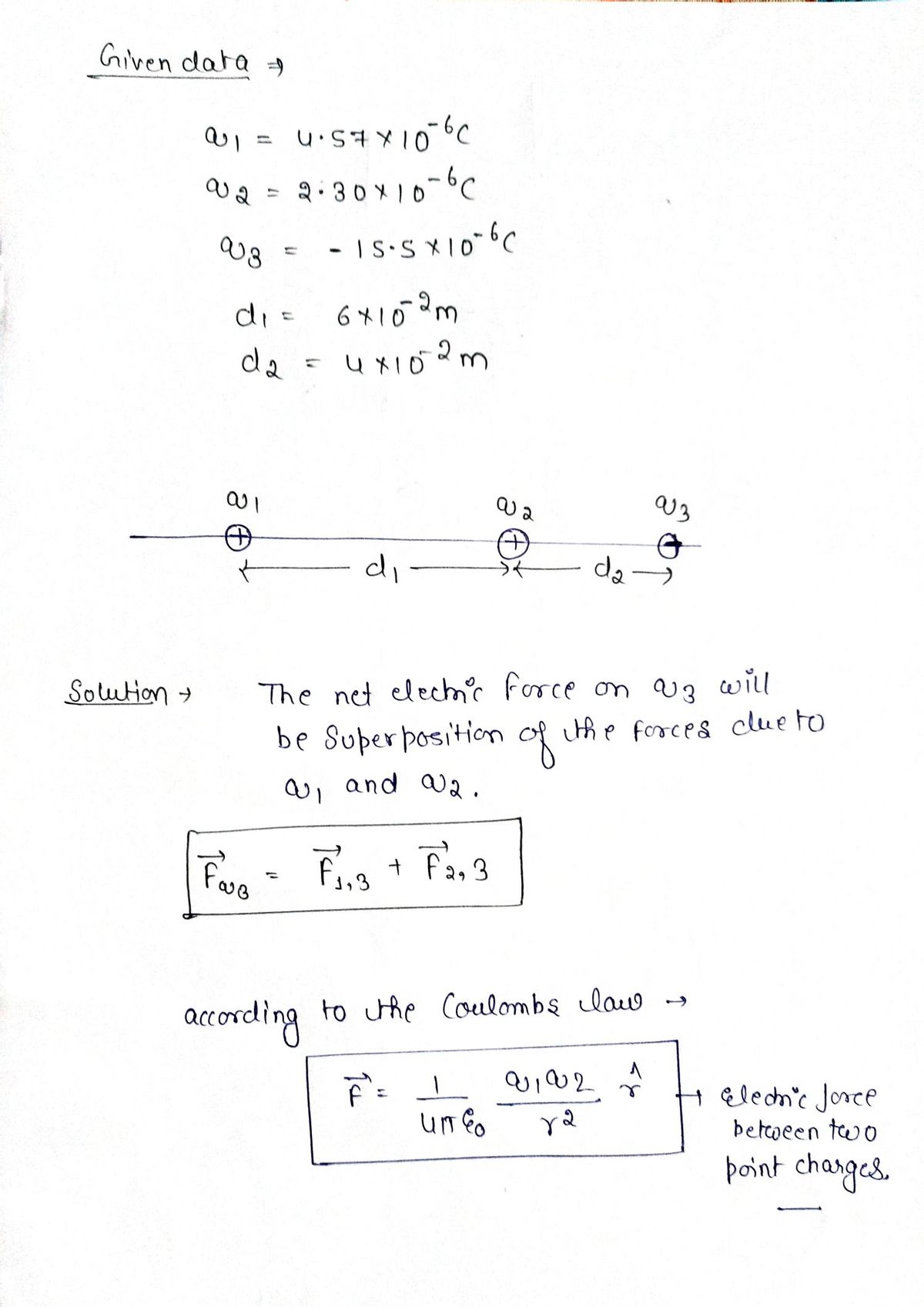 Physics homework question answer, step 1, image 1