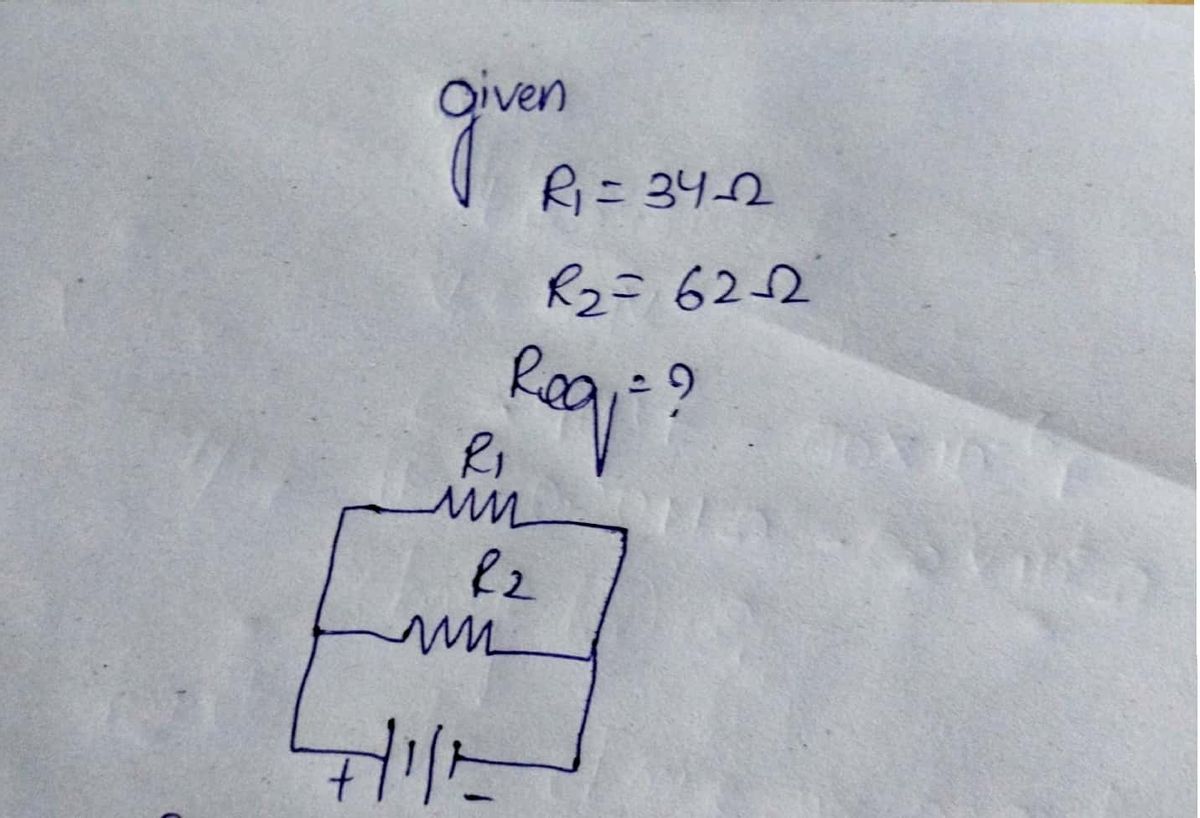 Physics homework question answer, step 1, image 1