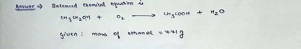 Chemistry homework question answer, step 1, image 1