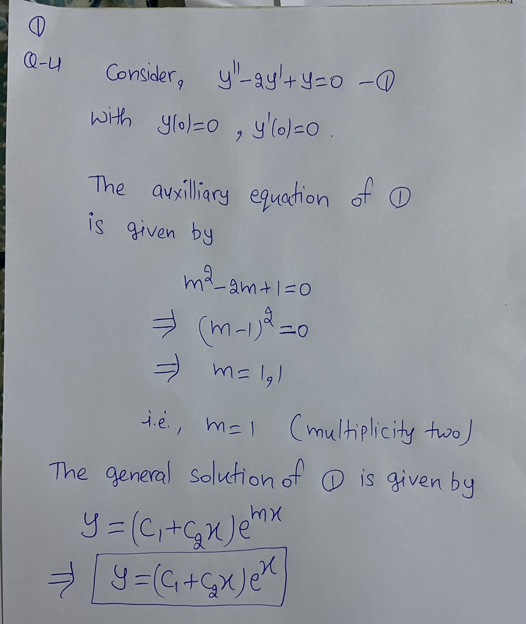 Advanced Math homework question answer, step 1, image 1