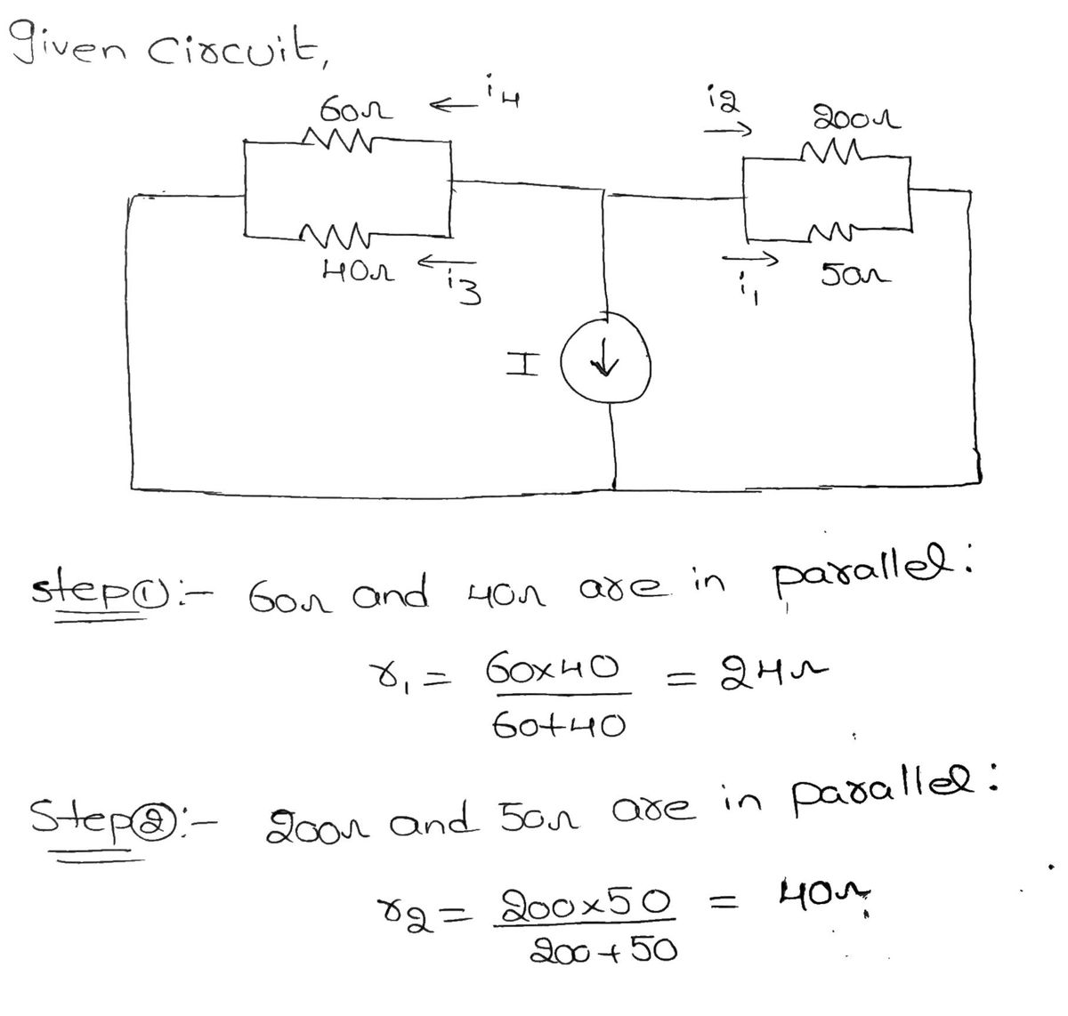 Electrical Engineering homework question answer, step 1, image 1