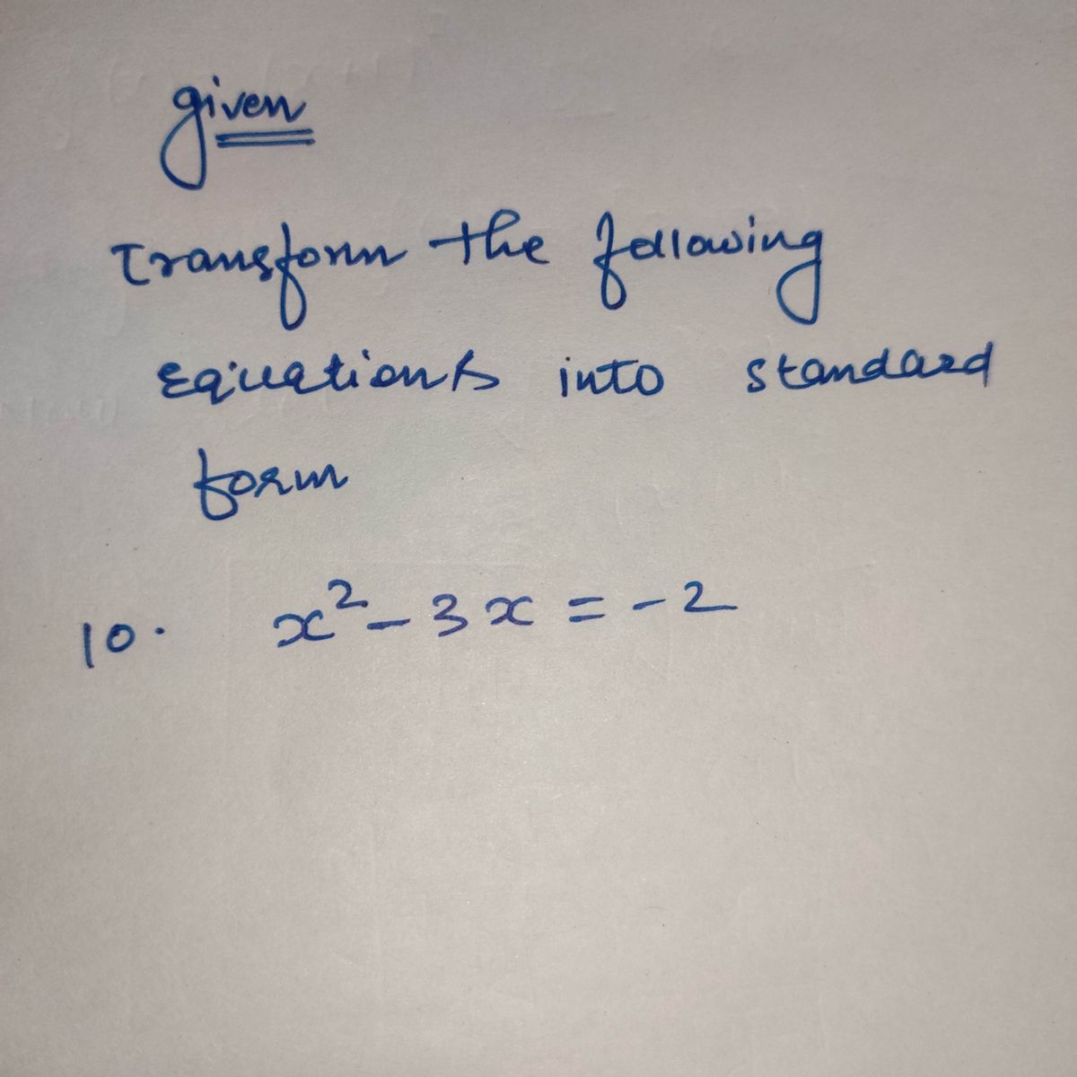 Algebra homework question answer, step 1, image 1