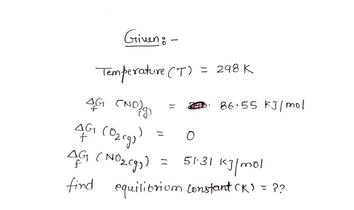 Chemistry homework question answer, step 1, image 1