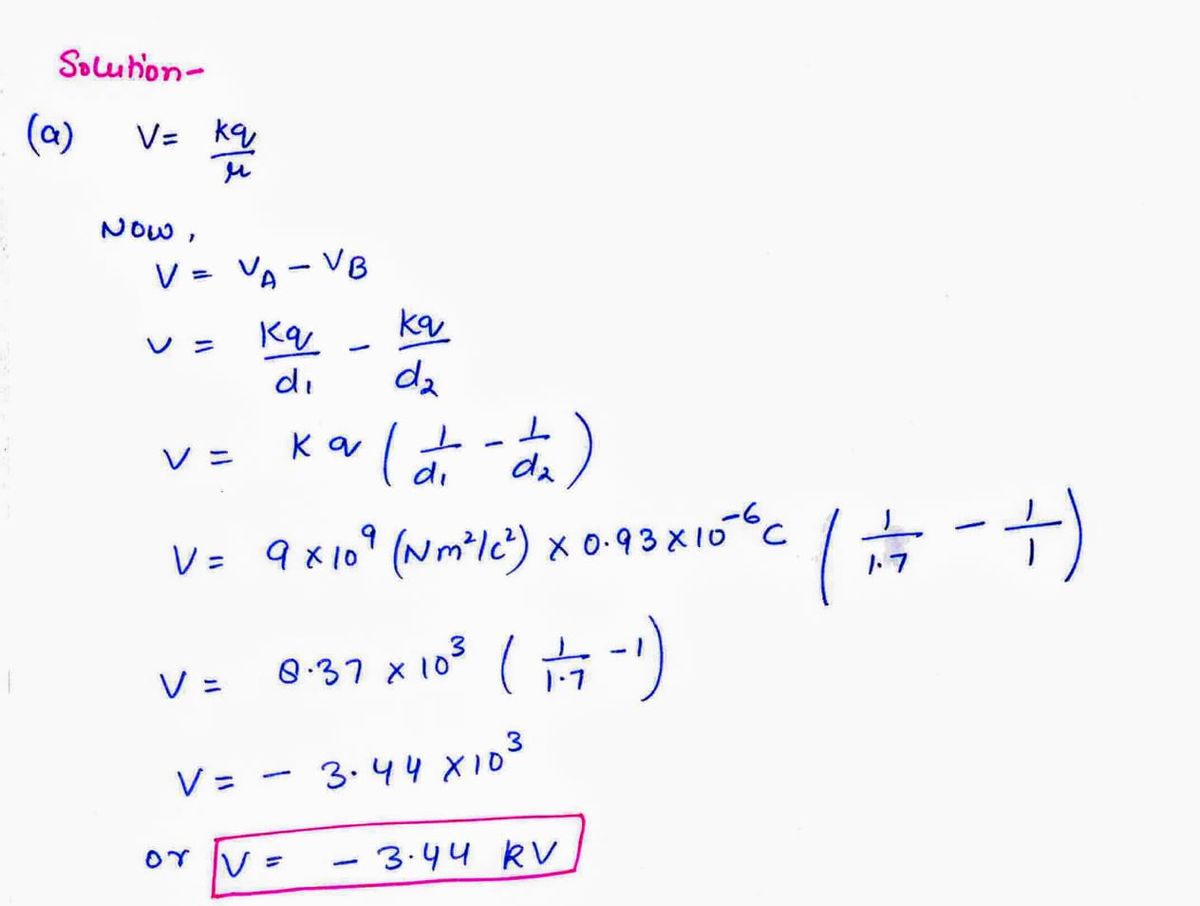 Physics homework question answer, step 1, image 1