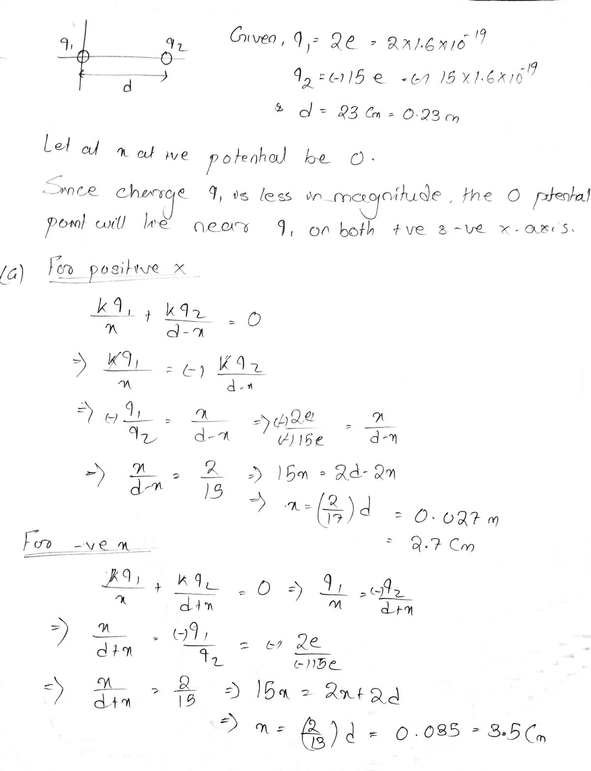 Physics homework question answer, step 1, image 1