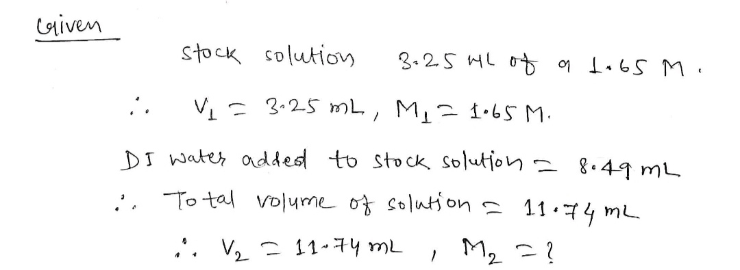 Chemistry homework question answer, step 1, image 1