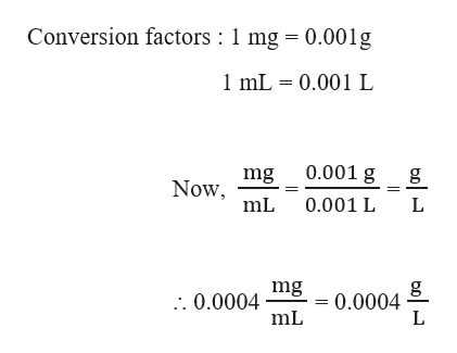 Answered Convert 0 0004 Mg Fe Ml Concentration Bartleby