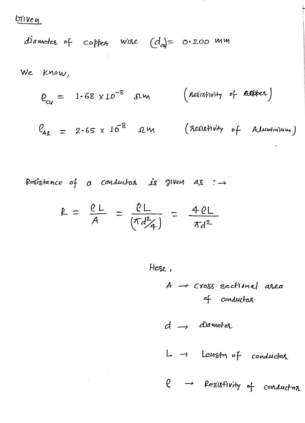 Physics homework question answer, step 1, image 1