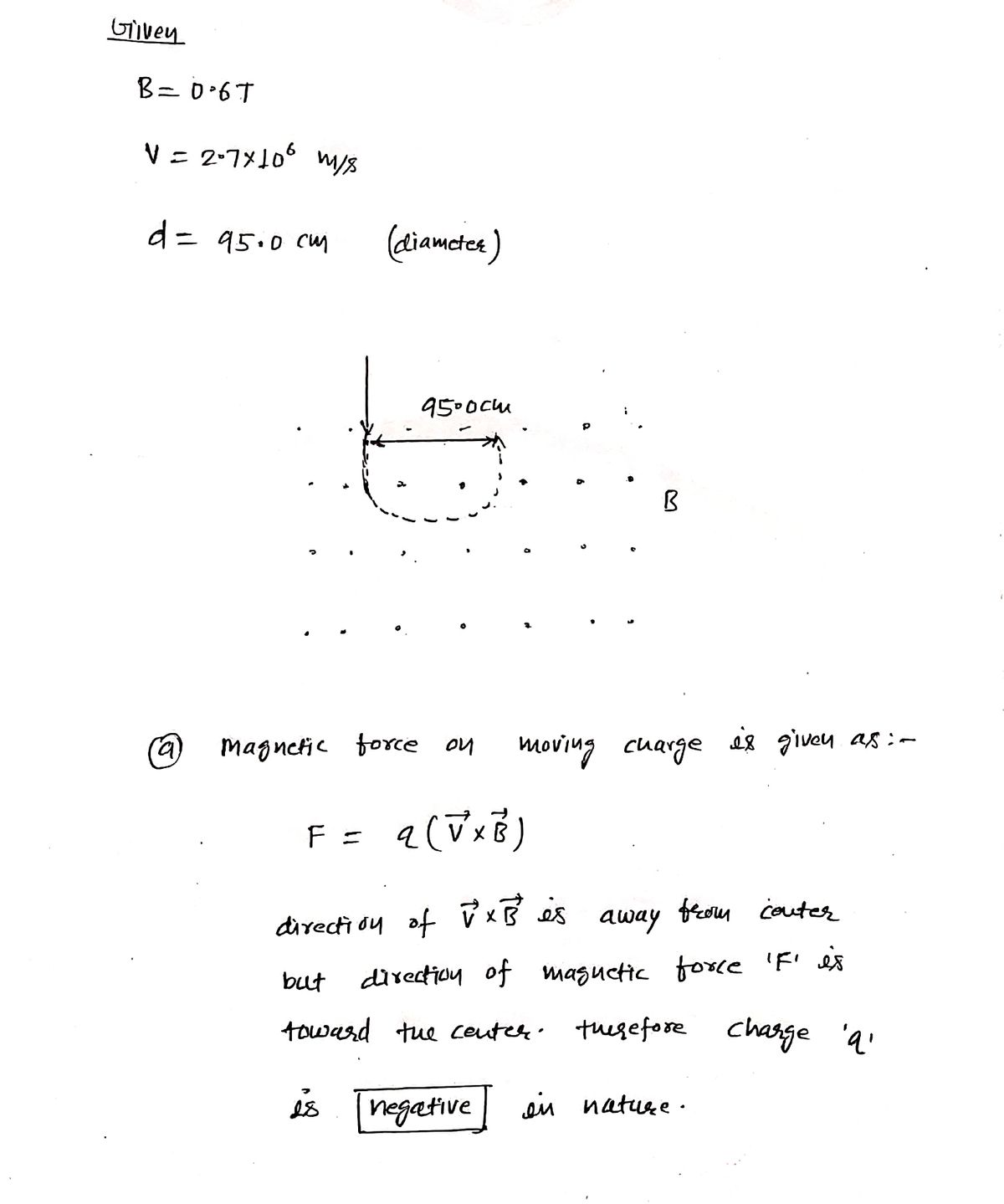 Physics homework question answer, step 1, image 1