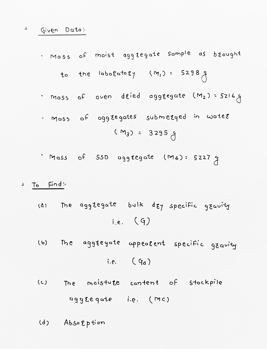 Civil Engineering homework question answer, step 1, image 1