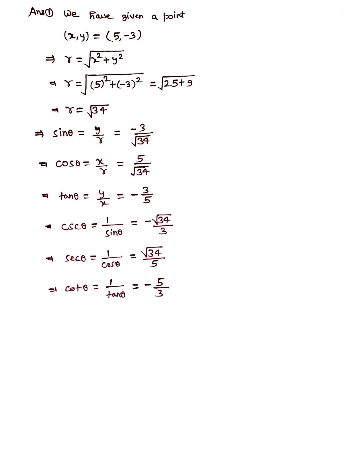 Calculus homework question answer, step 1, image 1