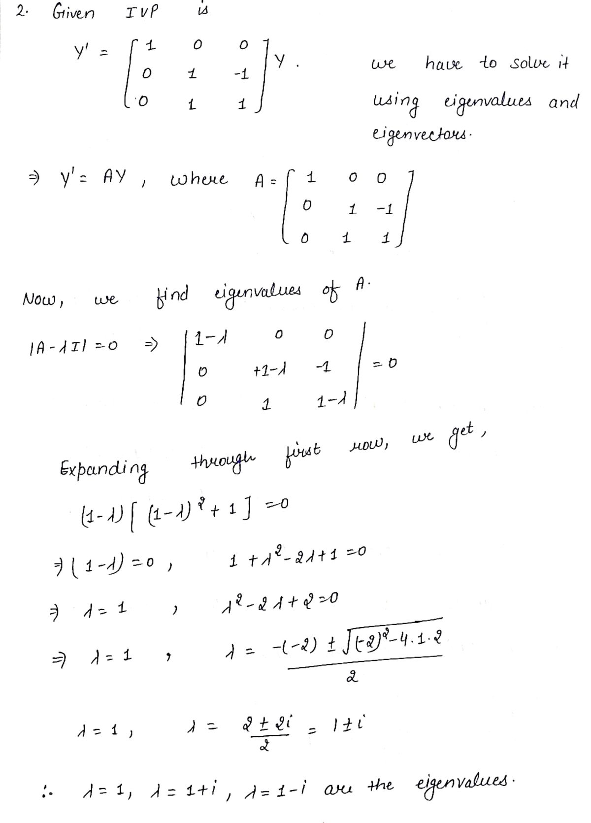 Advanced Math homework question answer, step 1, image 1