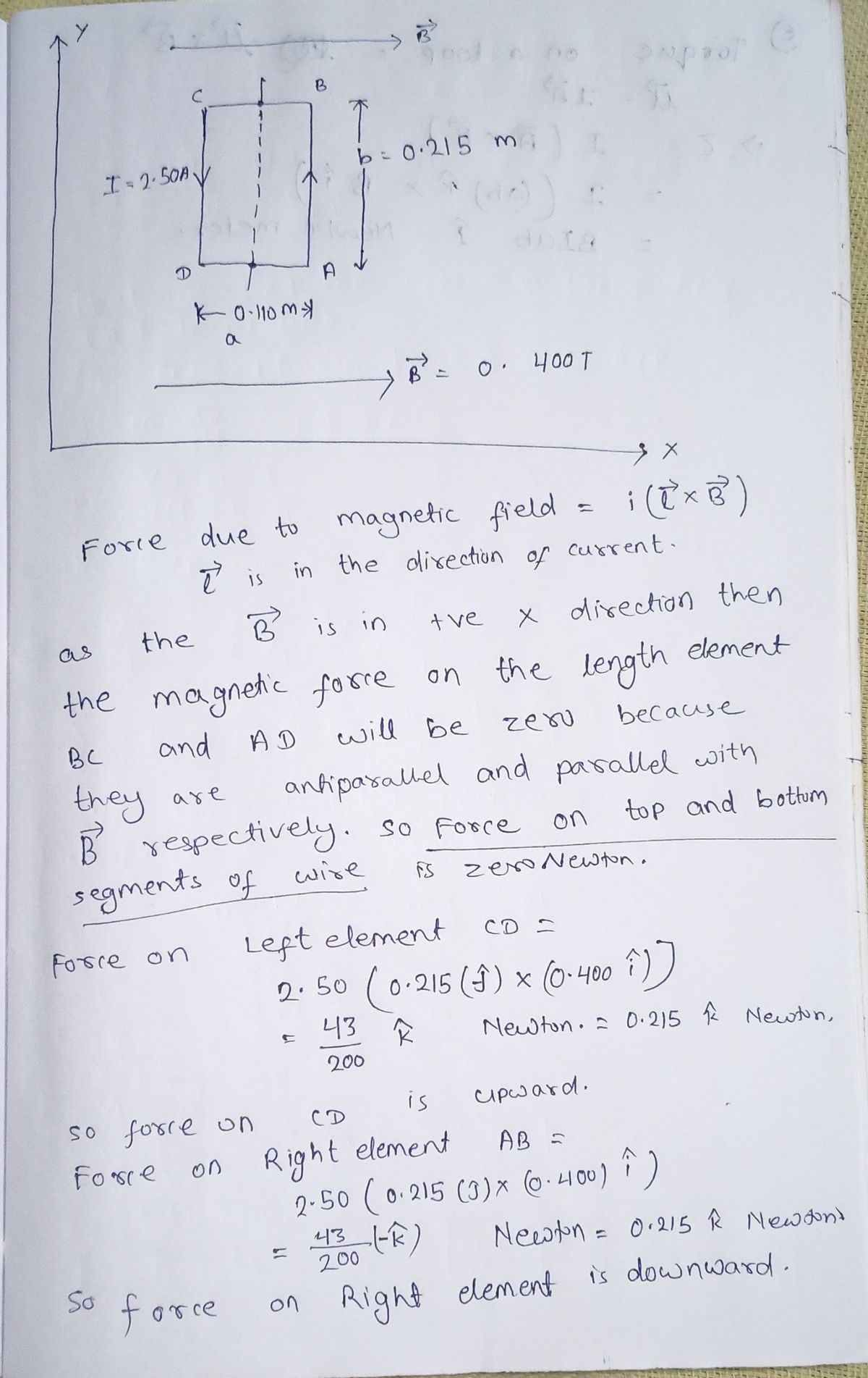 Physics homework question answer, step 1, image 1