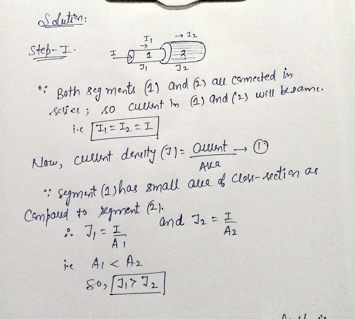 Physics homework question answer, step 1, image 1