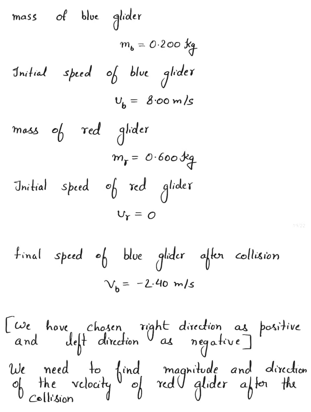 Physics homework question answer, step 1, image 1