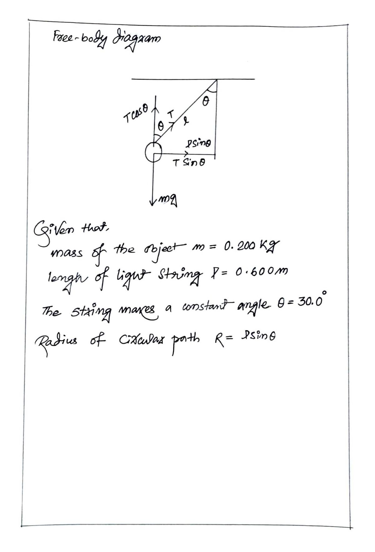 Physics homework question answer, step 1, image 1