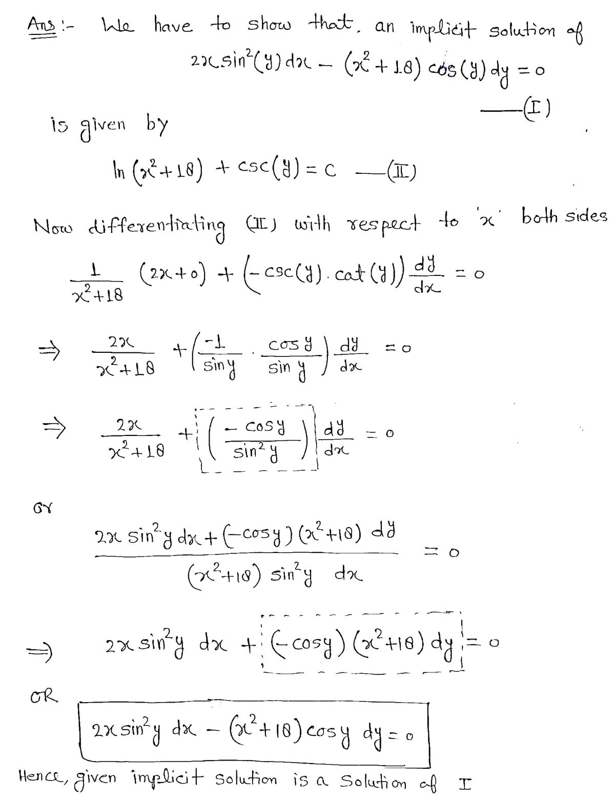 Advanced Math homework question answer, step 1, image 1