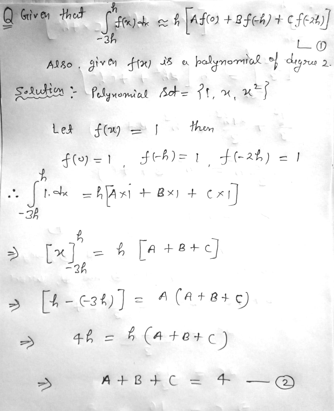 Advanced Math homework question answer, step 1, image 1