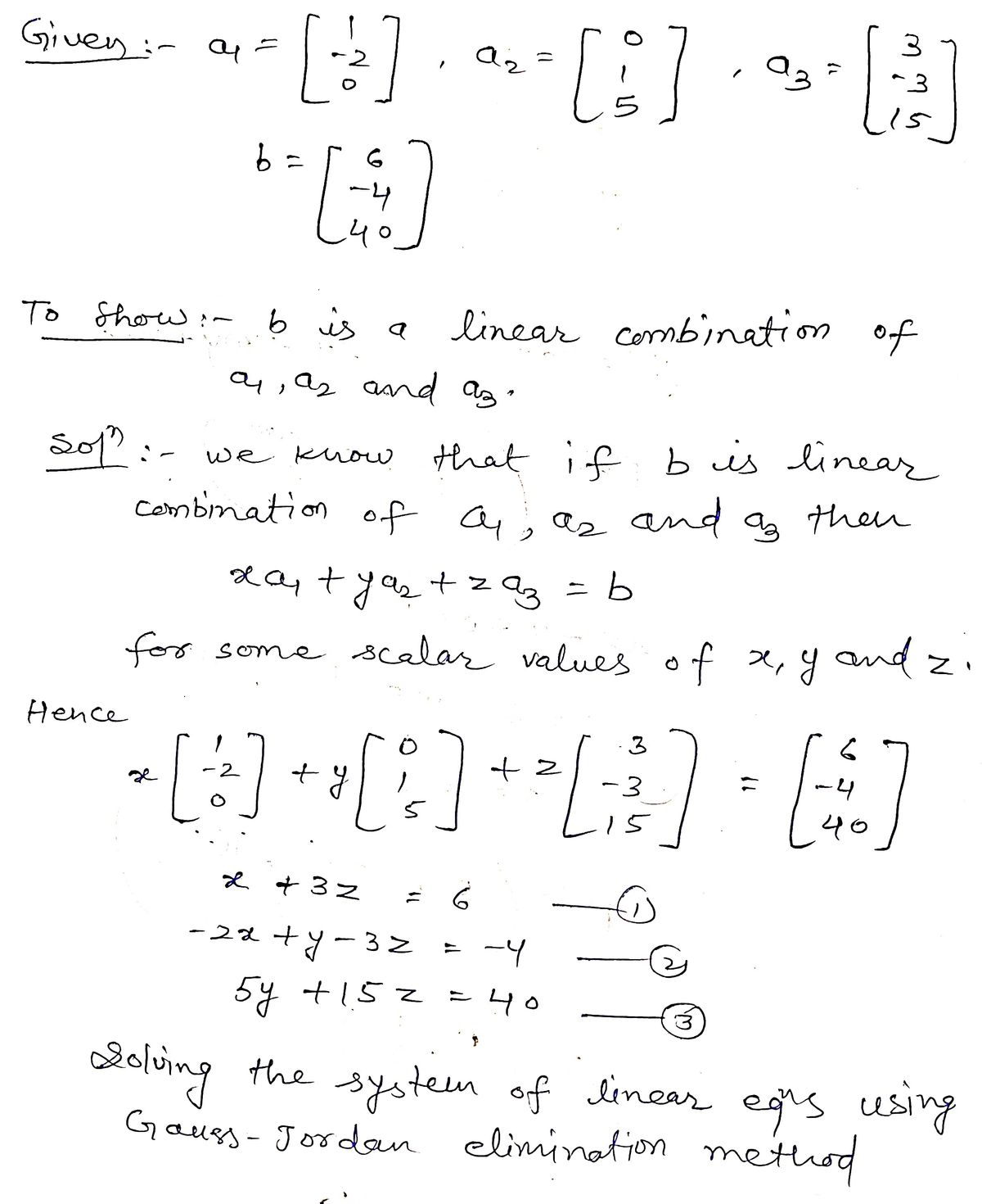 Algebra homework question answer, step 1, image 1